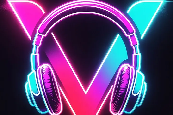 Neonowe logo VIXA